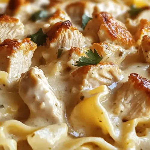 Mexican Chicken Alfredo Casserole