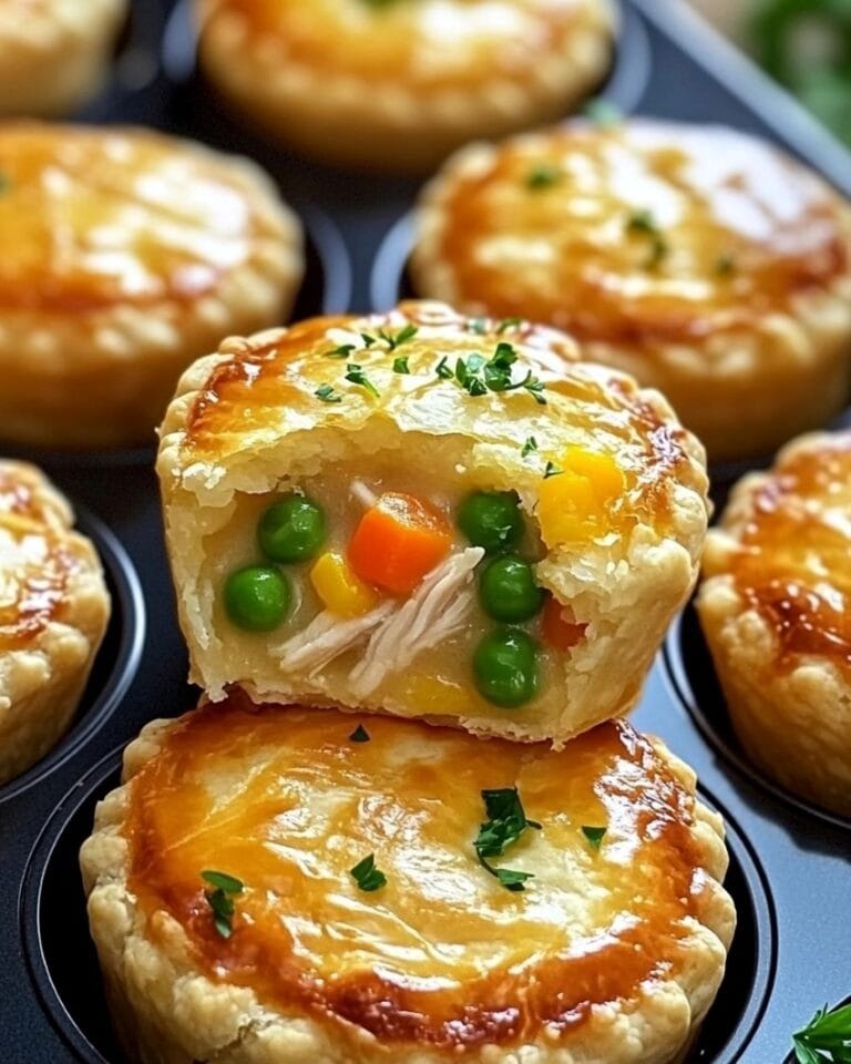 Mini Chicken Pot Pie Muffins