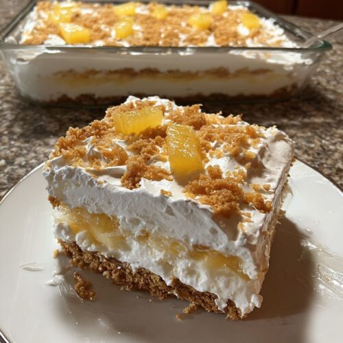 No-Bake Pineapple Cream Dessert