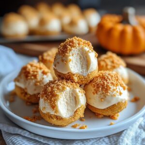No Bake Pumpkin Cheesecake Balls