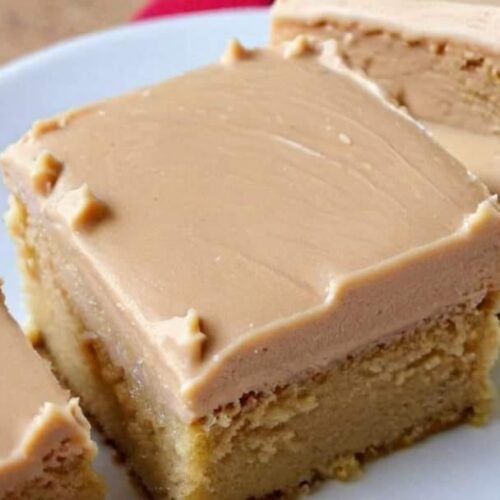 Peanut Butter Sheet Cake with Peanut Butter Frosting