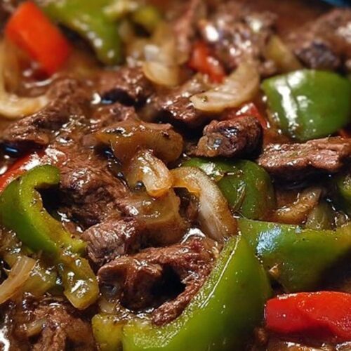 Pepper Steak in a Crock Pot tasty