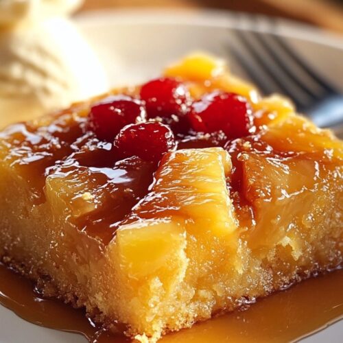 Pineapple Upside Down Dump Cake