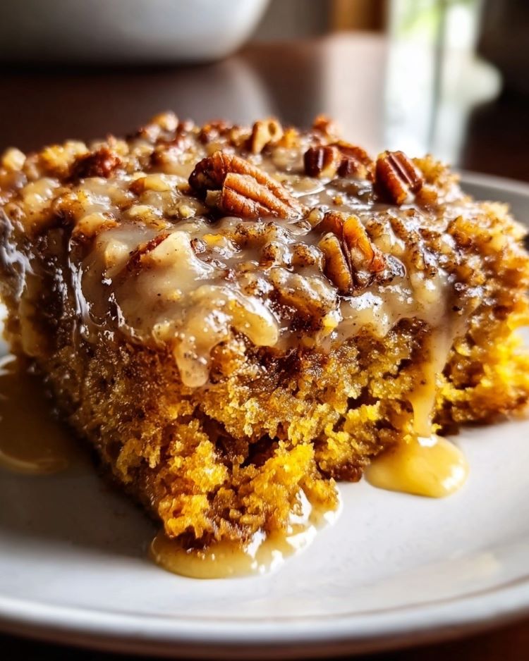 Pumpkin Oatmeal Dump Cake