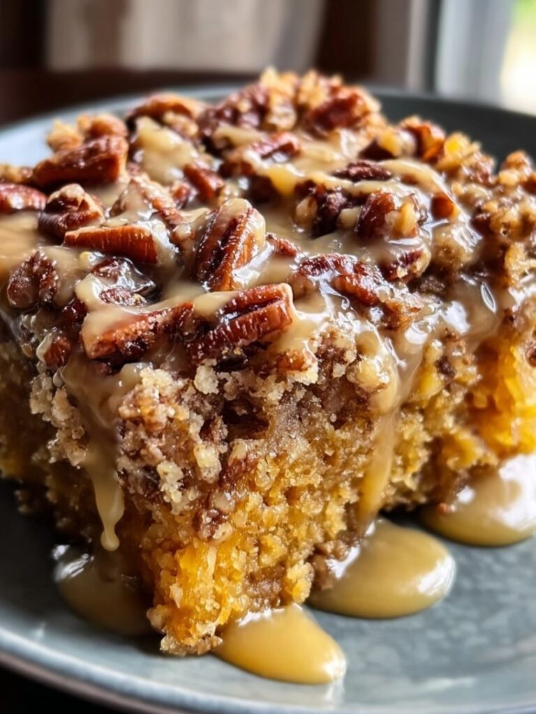 Pumpkin Oatmeal Dump Cake