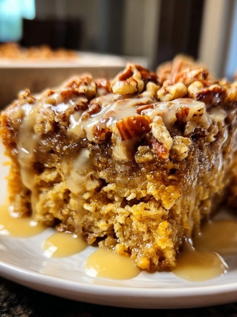Pumpkin Oatmeal Dump Cake