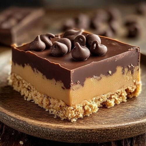 Reese’s Peanut Butter No-Bake Bars