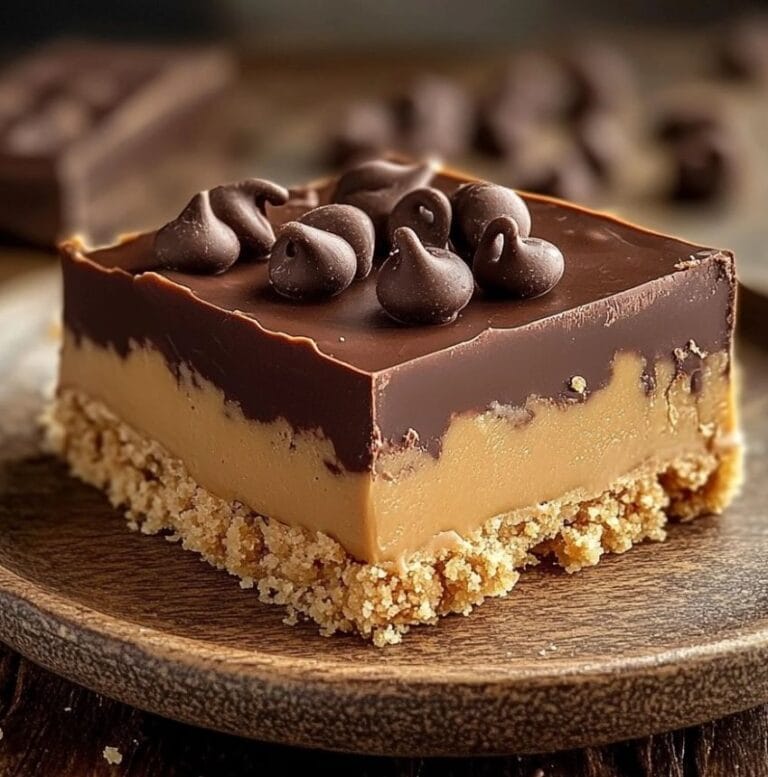 Reese’s Peanut Butter No-Bake Bars