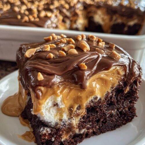 Reese’s Poke Cake