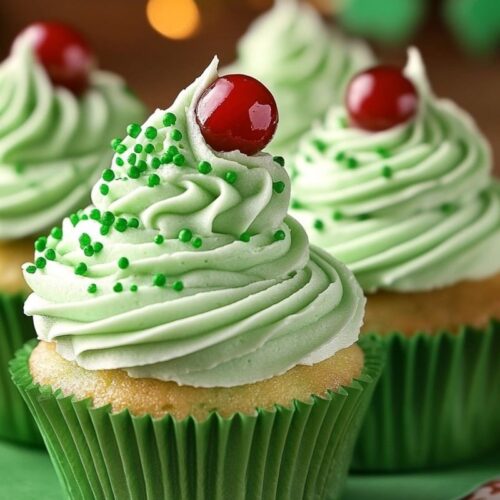Shamrock Shake Cupcakes