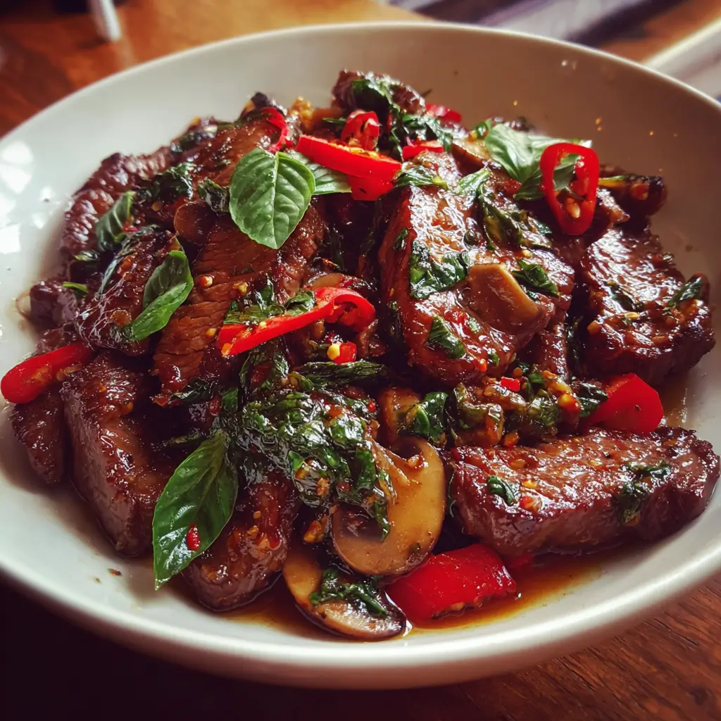 Slow Cooker Thai Basil Beef