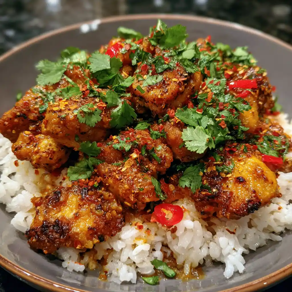 Spicy Brazilian Coconut Chicken