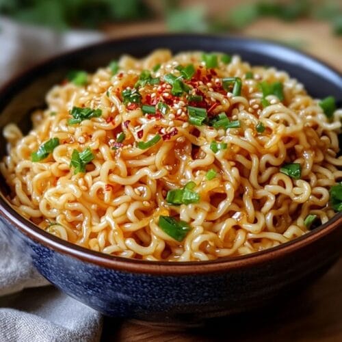 Spicy Honey Garlic Noodles