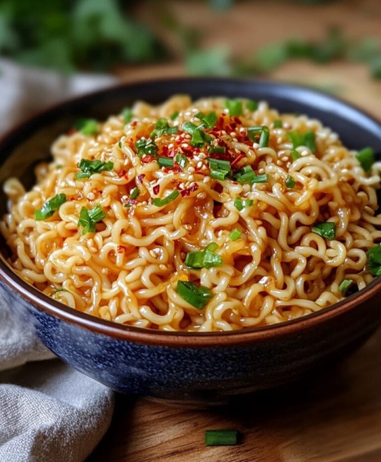 Spicy Honey Garlic Noodles