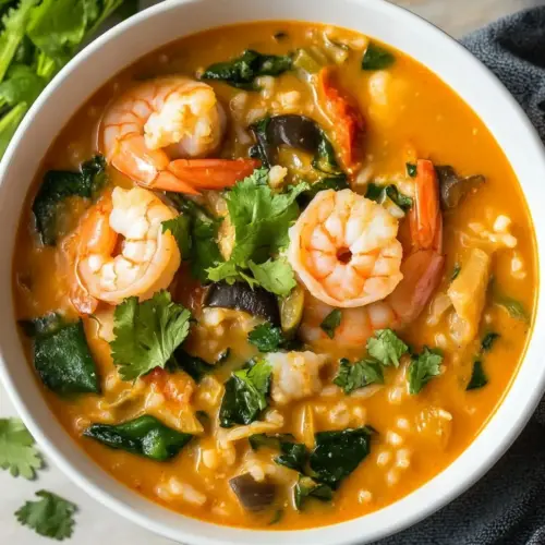 Spicy Shrimp Coconut Soup