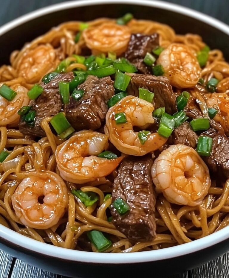 Steak & Shrimp Teriyaki Noodles