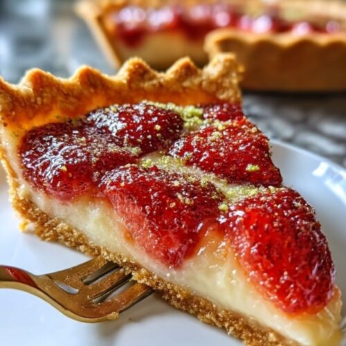 Strawberry Buttermilk Pie