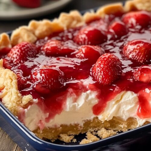 Strawberry Cheesecake Dump Cake