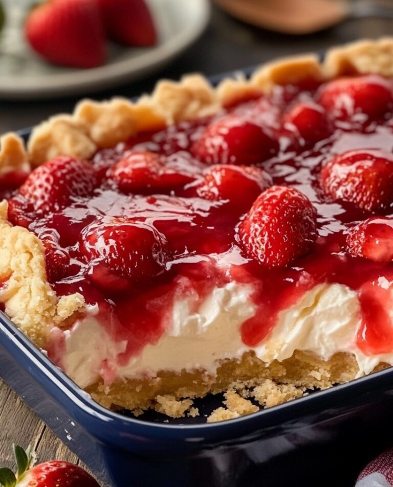 Strawberry Cheesecake Dump Cake
