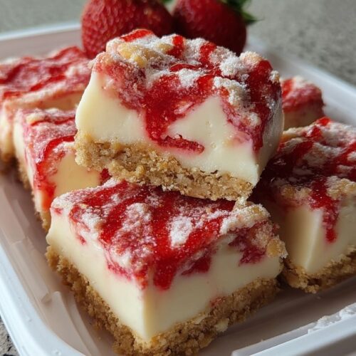 Strawberry Crunch Cheesecake Chunks