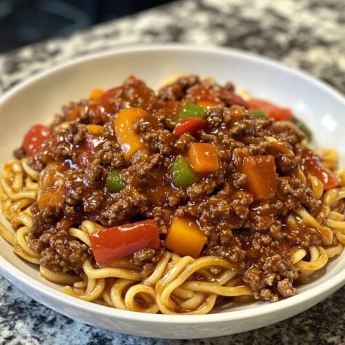 Sweet Chili Beef Noodles