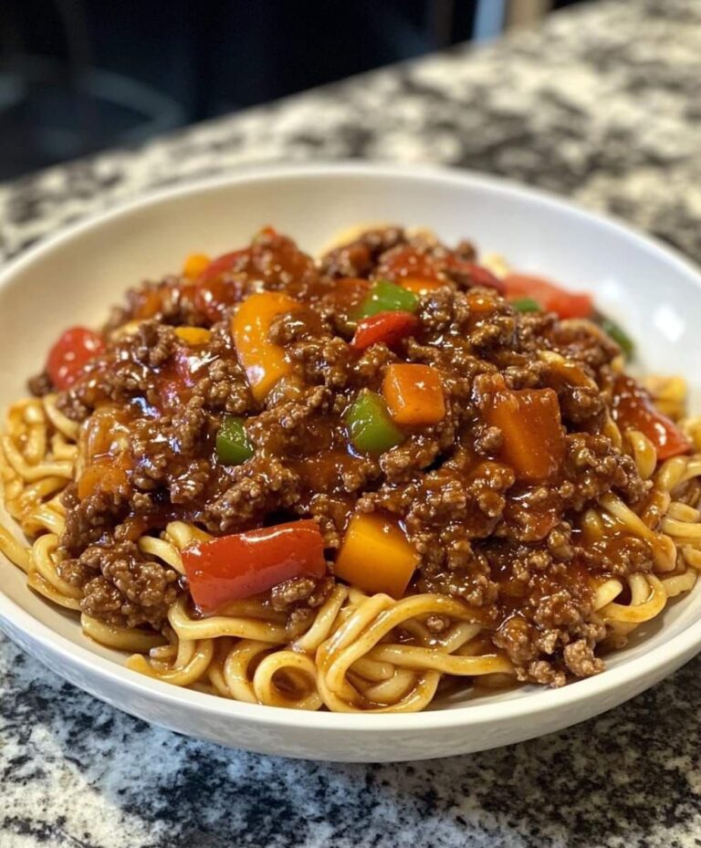 Sweet Chili Beef Noodles