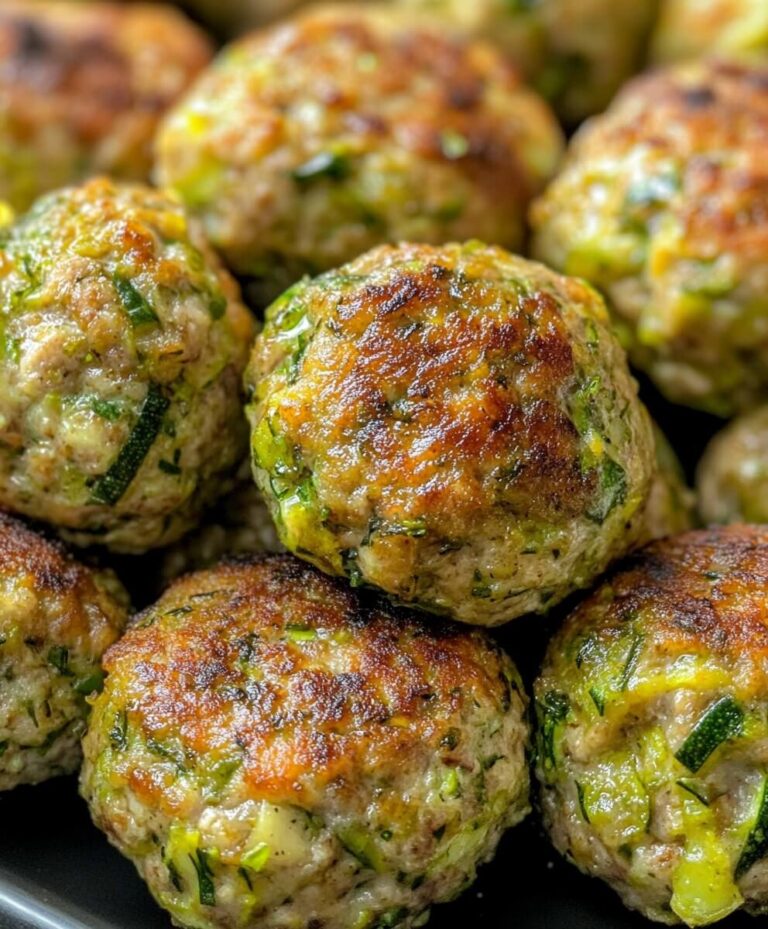 Thai Chicken Zucchini Meatballs