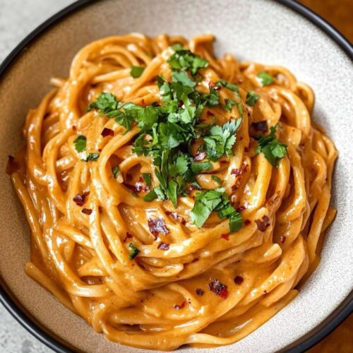 Thai Red Curry Peanut Noodles