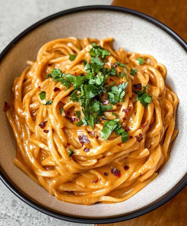 Thai Red Curry Peanut Noodles