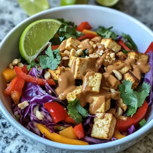 Thai Salad with Peanut Sauce