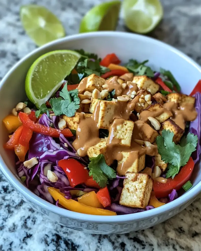 Thai Salad with Peanut Sauce