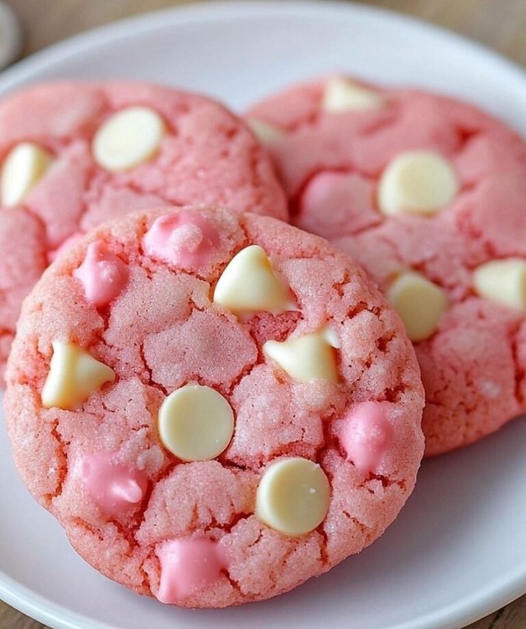 Valentine Strawberry Cookies