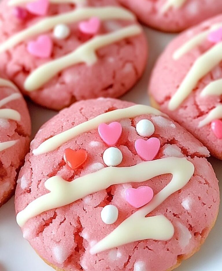 Valentine Strawberry Cookies