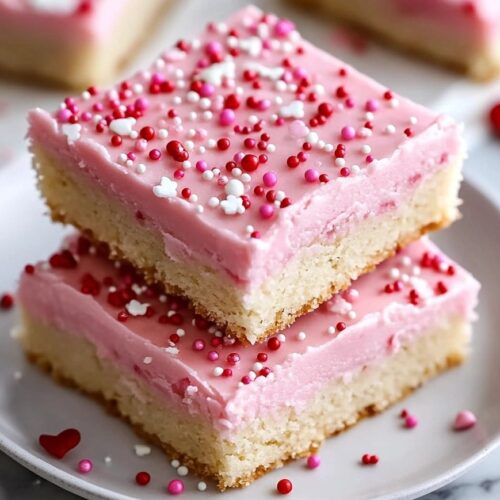 Valentine Sugar Cookie Bars