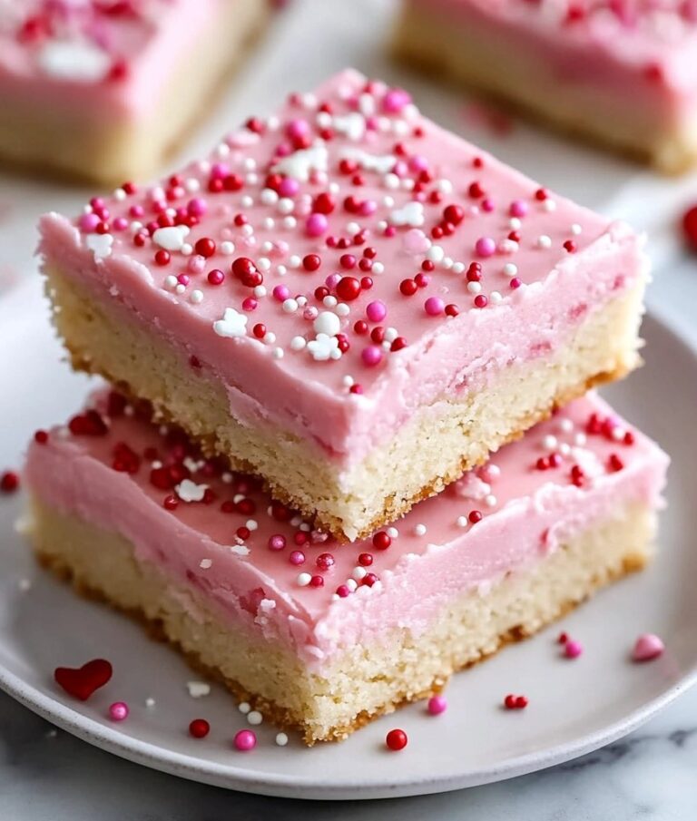 Valentine Sugar Cookie Bars