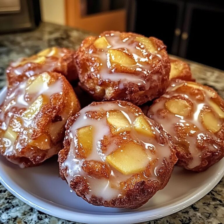 Warm Baked Apple Fritters